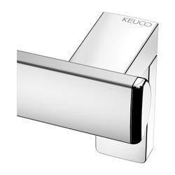 Keuco Axess Winkelgriff 90 Grad links, 400/800mm, mit 2x Befestigungsset 1, Silber e... KEUCO-35006170802 4017214902330 (Abb. 1)