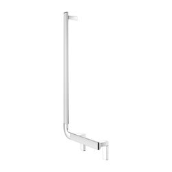 Keuco Axess Winkelgriff 90 Grad links, 400/800mm, mit 2x Befestigungsset 1, Silber e... KEUCO-35006170802 4017214902330 (Abb. 1)