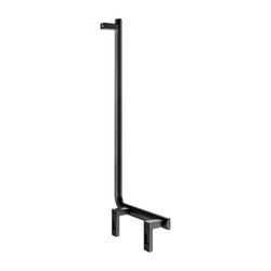 Keuco Axess Winkelgriff 90 Grad rechts, 400/800mm, mit 2x Befestigungsset 1, Schwarz... KEUCO-35006370801 4017214902347 (Abb. 1)