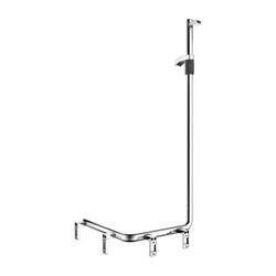 Keuco Axess Duschhandlauf mit Brausestange links, 550x550x1301mm, mit 3x Befestigung... KEUCO-35008016602 4017214902477 (Abb. 1)