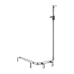 Keuco Axess Duschhandlauf mit Brausestange links, 850x531x1301mm, mit 3x Befestigung... KEUCO-35008018602 4017214902491 (Abb. 1)