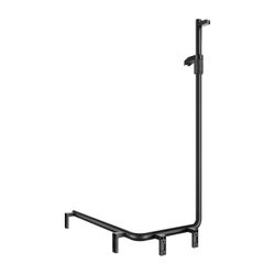 Keuco Axess Duschhandlauf mit Brausestange links, 850x531x1301mm, mit 3x Befestigung... KEUCO-35008378602 4017214902576 (Abb. 1)