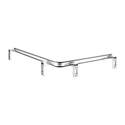 Keuco Axess Dusch- und Wannenhandlauf rechts, 600/800mm, mit 3x Befestigungsset 1, V... KEUCO-35011016801 4017214902422 (Abb. 1)