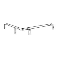 Keuco Axess Dusch- und Wannenhandlauf links, 800/600mm, mit 3x Befestigungsset 1, Ve... KEUCO-35011018602 4017214902910 (Abb. 1)