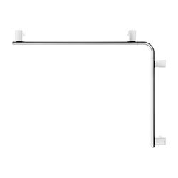 Keuco Axess Dusch- und Wannenhandlauf links, 800/600mm, mit 3x Befestigungsset 1, Ve... KEUCO-35011018602 4017214902910 (Abb. 1)