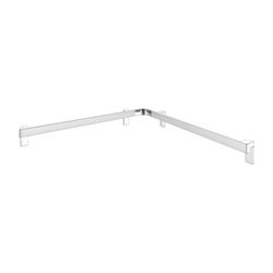 Keuco Axess Dusch- und Wannenhandlauf, 800/800mm, mit 3x Befestigungsset 1, Silber e... KEUCO-35011178800 4017214902446 (Abb. 1)