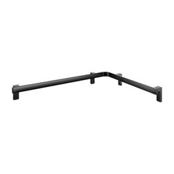 Keuco Axess Dusch- und Wannenhandlauf links, 800/600mm, mit 3x Befestigungsset 1, Sc... KEUCO-35011378602 4017214902941 (Abb. 1)