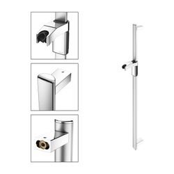 Keuco Axess Brausestange für Schläuche mit konischer Mutter, 1000mm, mit Befestigung... KEUCO-35012171000 4017214908431 (Abb. 1)