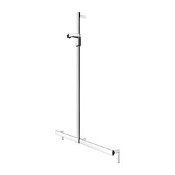 Keuco Axess Duschhandlauf mit Brausestange, 1150/1301mm, mit 2x Befestigungsset 1, V... KEUCO-35014011213 4017214902606 (Abb. 1)