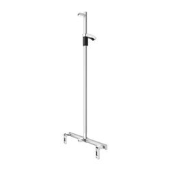 Keuco Axess Duschhandlauf mit Brausestange, 700/1301mm, mit 2x Befestigungsset 1, Si... KEUCO-35014177013 4017214902613 (Abb. 1)