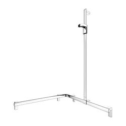 Keuco Axess Duschhandlauf mit Brausestange rechts, 850x850x1301mm, mit 4x Befestigun... KEUCO-35015010101 4017214902675 (Abb. 1)