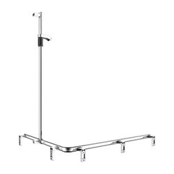 Keuco Axess Duschhandlauf mit Brausestange rechts, 1150x850x1301mm, mit 4x Befestigu... KEUCO-35015010301 4017214902712 (Abb. 1)
