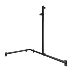 Keuco Axess Duschhandlauf mit Brausestange rechts, 850/1150/1301mm, mit 4x Befestigu... KEUCO-35015370201 4017214903054 (Abb. 1)