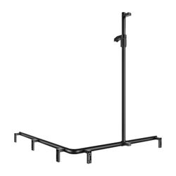 Keuco Axess Duschhandlauf mit Brausestange links, 1150x1150x1301mm, mit 4x Befestigu... KEUCO-35015370402 4017214903108 (Abb. 1)