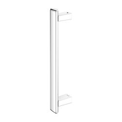Keuco Axess Haltegriff 400mm, senkrechte Montage, mit Befestigungsset 1, Verchromt, ... KEUCO-35016010400 4017214967070 (Abb. 1)
