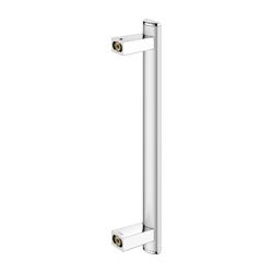 Keuco Axess Haltegriff 400mm, senkrechte Montage, mit Befestigungsset 1, Silber elox... KEUCO-35016170400 4017214967100 (Abb. 1)