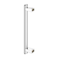 Keuco Axess Haltegriff 400mm, senkrechte Montage, mit Befestigungsset 1, Silber elox... KEUCO-35016170400 4017214967100 (Abb. 1)