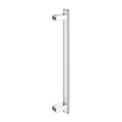 Keuco Axess Haltegriff 500mm, senkrechte Montage, mit Befestigungsset 1, Silber elox... KEUCO-35016170500 4017214967117 (Abb. 1)