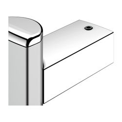 Keuco Axess Haltegriff 600mm, senkrechte Montage, mit Befestigungsset 1, Silber elox... KEUCO-35016170600 4017214967124 (Abb. 1)
