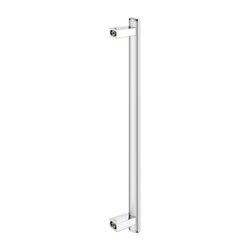 Keuco Axess Haltegriff 600mm, senkrechte Montage, mit Befestigungsset 1, Silber elox... KEUCO-35016170600 4017214967124 (Abb. 1)