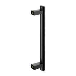 Keuco Axess Haltegriff 400mm, senkrechte Montage, mit Befestigungsset 1, Schwarz mat... KEUCO-35016370400 4017214967131 (Abb. 1)
