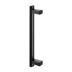 Keuco Axess Haltegriff 400mm, senkrechte Montage, mit Befestigungsset 1, Schwarz mat... KEUCO-35016370400 4017214967131 (Abb. 1)