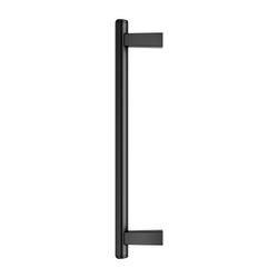 Keuco Axess Haltegriff 400mm, senkrechte Montage, mit Befestigungsset 1, Schwarz mat... KEUCO-35016370400 4017214967131 (Abb. 1)
