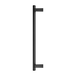 Keuco Axess Haltegriff 500mm, senkrechte Montage, mit Befestigungsset 1, Schwarz mat... KEUCO-35016370500 4017214967148 (Abb. 1)