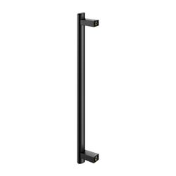 Keuco Axess Haltegriff 600mm, senkrechte Montage, mit Befestigungsset 1, Schwarz mat... KEUCO-35016370600 4017214967155 (Abb. 1)