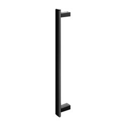 Keuco Axess Haltegriff 600mm, senkrechte Montage, mit Befestigungsset 1, Schwarz mat... KEUCO-35016370600 4017214967155 (Abb. 1)
