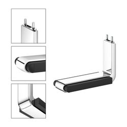 Keuco Axess Toilettenpapierhalter für Stützklappgriff 35003, starr, offene Form, mit... KEUCO-35062010037 4017214932238 (Abb. 1)