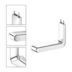 Keuco Axess Toilettenpapierhalter für Stützklappgriff 35003, starr, offene Form, mit... KEUCO-35062010051 4017214931897 (Abb. 1)