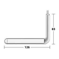 Keuco Axess Toilettenpapierhalter für Stützklappgriff 35003, starr, offene Form, mit... KEUCO-35062010051 4017214931897 (Abb. 1)