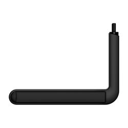 Keuco Axess Toilettenpapierhalter für Stützklappgriff 35003, starr, offene Form, mit... KEUCO-35062370037 4017214932245 (Abb. 1)