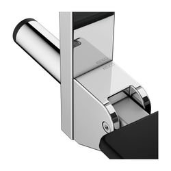 Keuco Care Klappsitz zum Einhängen, 110kg, Kunststoff, Verchromt/Schwarz, 3518101003... KEUCO-35181010037 4017214964970 (Abb. 1)