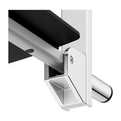 Keuco Care Klappsitz zum Einhängen, 110kg, Kunststoff, Verchromt/Schwarz, 3518101003... KEUCO-35181010037 4017214964970 (Abb. 1)