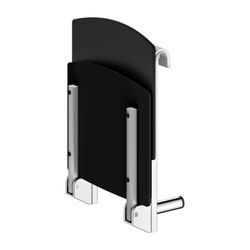 Keuco Care Klappsitz zum Einhängen, 110kg, Kunststoff, Verchromt/Schwarz, 3518101003... KEUCO-35181010037 4017214964970 (Abb. 1)