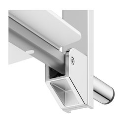 Keuco Care Duschklappsitz zum Einhängen, 110kg Belastbarkeit, Kunststoff, Verchromt/... KEUCO-35181010051 4017214964987 (Abb. 1)