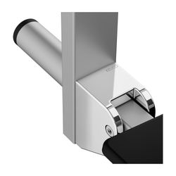 Keuco Care Klappsitz zum Einhängen, 110kg, Kunststoff, Silber eloxiert/Schwarz, 3518... KEUCO-35181170037 4017214964994 (Abb. 1)