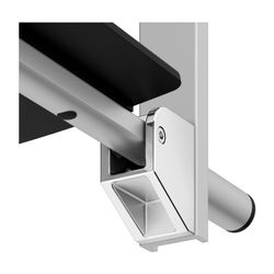 Keuco Care Klappsitz zum Einhängen, 110kg, Kunststoff, Silber eloxiert/Schwarz, 3518... KEUCO-35181170037 4017214964994 (Abb. 1)