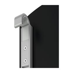 Keuco Care Klappsitz zum Einhängen, 110kg, Kunststoff, Silber eloxiert/Schwarz, 3518... KEUCO-35181170037 4017214964994 (Abb. 1)