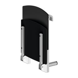 Keuco Care Klappsitz zum Einhängen, 110kg, Kunststoff, Silber eloxiert/Schwarz, 3518... KEUCO-35181170037 4017214964994 (Abb. 1)