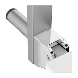 Keuco Care Klappsitz zum Einhängen, 110kg, Kunststoff, Silber eloxiert/Weiß, 3518117... KEUCO-35181170051 4017214965007 (Abb. 1)