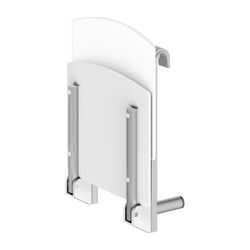 Keuco Care Klappsitz zum Einhängen, 110kg, Kunststoff, Silber eloxiert/Weiß, 3518117... KEUCO-35181170051 4017214965007 (Abb. 1)