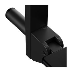 Keuco Care Duschklappsitz zum Einhängen, 110kg Belastbarkeit, Kunststoff, Schwarz-ma... KEUCO-35181370037 4017214965014 (Abb. 1)