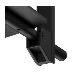 Keuco Care Duschklappsitz zum Einhängen, 110kg Belastbarkeit, Kunststoff, Schwarz-ma... KEUCO-35181370037 4017214965014 (Abb. 1)