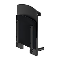 Keuco Care Duschklappsitz zum Einhängen, 110kg Belastbarkeit, Kunststoff, Schwarz-ma... KEUCO-35181370037 4017214965014 (Abb. 1)