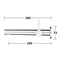 Keuco Edition 400 Einhebel-Waschtischmischer Unterputz Wandmontage, 1-Loch, Ausladun... KEUCO-51516012101 4017214939541 (Abb. 1)