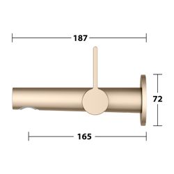 Keuco Edition 400 Einhebel-Waschtischmischer Unterputz Wandmontage, 1-Loch, Ausladun... KEUCO-51516030101 4017214939565 (Abb. 1)