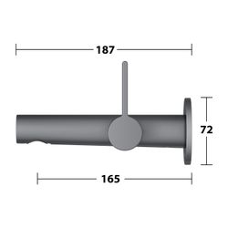 Keuco Edition 400 Einhebel-Waschtischmischer Unterputz Wandmontage, 1-Loch, Ausladun... KEUCO-51516130101 4017214939626 (Abb. 1)